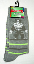 Unique Mr Monopoly Empty Pockets Game Hasbro New Pair Socks French? Fits 6-12 picture