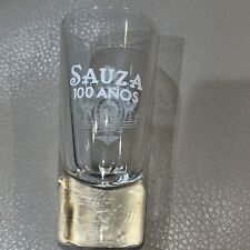 SAUZA Tequila 100 Años- Shot Glass- Logo Crest On Front Side In White picture