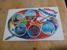 Colorful Michigan State Postcard picture