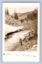 RPPC 1912. CREEK, GARFIELD, COLORADO. POSTCARD. FX22 picture