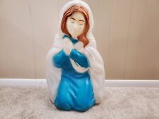 Vintage Empire Mary Blow Mold Yard Christmas Nativity Outdoor Decor picture