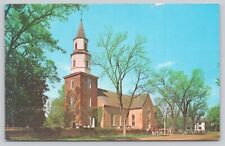 Vintage Postcard Bruton Parish Church Williamsburg, Virginia Chrome Unposted picture