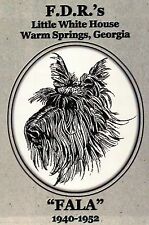 Fala, Trusted Dog of President Franklin Delano Roosevelt, FDR, Animal - Postcard picture