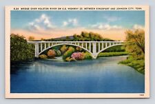 Old Postcard Bridge HWY 23 Holston River Kingsport Johnson City TN picture