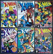 (6) UNCANNY X-MEN Marvel Comics JIM LEE 1991 Chris CLAREMONT & Andy KUBERT xlnt picture