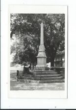 Real Photo Postcard Post Card Byron Illinois Ill Il Soldiers Monument picture
