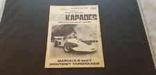 21st Annual KarKapades Car & Boat Show Program 1976 Monterey Fairgrounds  picture
