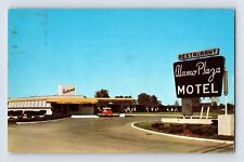 Postcard Indiana Indianapolis IN Alamo Plaza Motel Restaurant 1959 Posted Chrome picture