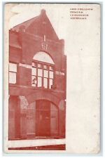c1905 Exterior View Odd Fellows Temple Ludington Michigan MI Unposted Postcard picture