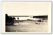 c1910's View Of Damariscotta Lake Jefferson Maine ME RPPC Photo Antique Postcard picture