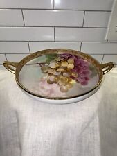 Nippon Double Handle Bowl Hand Painted Moriage Gold Antique Morimura Brothers  picture