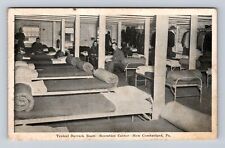 New Cumberland PA-Pennsylvania, Barrack Room, Reception Center Vintage Postcard picture