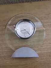 Danbury Clock Co. Quartz Round Glass Desk Clock picture