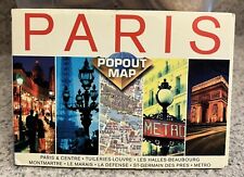 Vintage PARIS, France Popout Map Collectible picture