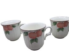 Mikasa Country Classic Fruit Panorama Coffee Mug Cup Set Of 3 DC014 picture