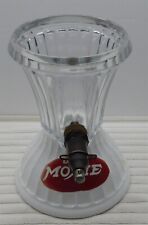 Vintage Drink Moxie Soda Fountain Milk Glass Base Counter Top Syrup Dispenser picture