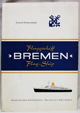 NORTH GERMAN LLOYD LINE FLAGSHIP BREMEN SOUVENIR BOOKLET ABOUT 1959 VINTAGE picture