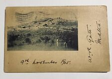 W.R. Gatt Village on the Side of A Hill, PM 9th Nov 1905 Vintage Postcard picture