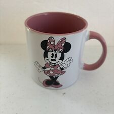 Disney Brand Minnie Mouse Pink Bow Large 20 oz Mug Cup Pink and White picture