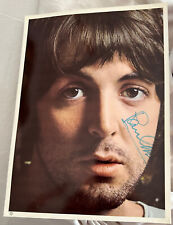 Paul McCartney SIGNED AUTOGRAPHED White Album picture Vintage RARE Authentic picture