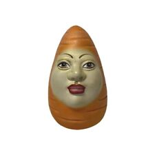 Rare MCM Vintage Figurine Anthropomorphic Fruit Happy Face Carrot Mexico Signed  picture