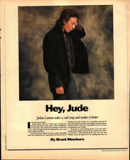 1984 Print Ad Rolling Stone -Hey Jude-Julian Lennon/Lucky Strike Cigarettes picture