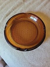 Amber glass vintage cigar pipe ashtray  picture