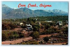 c1960s Picturesque Settlement Of Cave Creek Arizona AZ Unposted Vintage Postcard picture