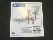 SEPTA Philadelphia MARKET-FRANKFORD LINE SUBWAY MAP (Retired A & B STOPS) picture