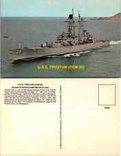 Vintage Postcard - USS Truxtun CGN-35 Nuclear Powered Guided Missile Cruiser picture
