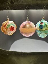 Three Antique/ Vintage Christmas Tree Ornaments picture