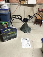 EXTREMELY RARE Giant Jumping Spider Spirit Halloween Animatronic W/ Box READ picture