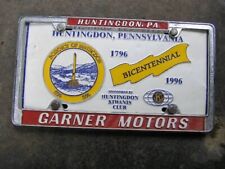 Garner Motors Huntingdon,Pa license frame picture