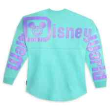 Walt Disney World Parks Teal Blue Purple Spirit Jersey Glitter Adult L XL 2XL picture