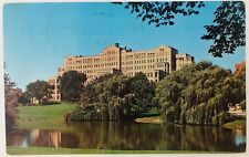 Vintage Milwaukee Wisconsin WI County Hospital 1956 Pond Trees picture