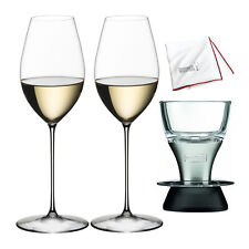 Riedel Supperleggero Sauvignon Blanc Wine 2 Glasses with Wine Aerator and Ri picture