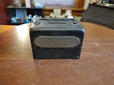 Antique Leander Smith & Son Bankers Morrison, IL Locking Coin Bank picture