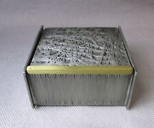 Modernist Metal Sculptor Jon Michael Route Pewter Abstract Trinket/Jewelry Box picture