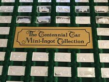 Franklin Mint Centennial Car Mini-Ingot Collection in case 1976 100 bars picture
