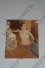 casual candid pretty woman in bikini top backside 1970s VINTAGE PHOTOGRAPH  Ha picture