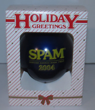 SPAM 2004 Round Blue Christmas Ornament by Holiday Greetings picture