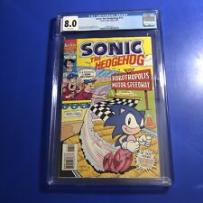 Sonic The Hedgehog #13 CGC 8.0 1ST APPEARANCE KNUCKLES THE ECHIDNA Comic 1994 picture
