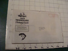 vintage paper item - 1955 TENNESSEE fishing guide w envelope part stuck on front picture