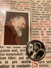RARE RELIC Padre Pio's true photo : Stunning ex-Indumentis - S.G.Rotondo 1970's picture