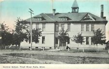 Thief River Falls Minnesota Central School 1911 Postcard22-859 picture