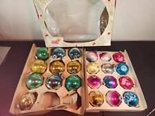  Vintage Shiny Brite Glass 22 Ornaments   Christmas  picture