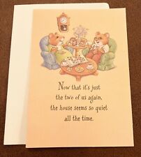 Vintage 1980s “EMPTY NESTERS” Greeting Card & Envelope - Super Cute  Gibson picture