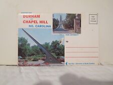 Durham/Chapel Hill, NC Postcard Folder (Duke, UNC, Memorial Gardens, Planetarium picture