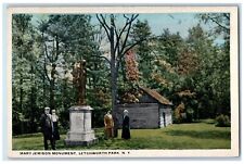 c1920's Mary Jemison Monument Letchworth Park New York NY Vintage Postcard picture