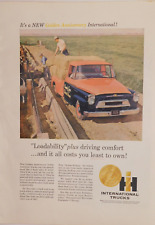 1957 International Harvester Vintage Print Ad Golden Anniversary Farm Truck picture